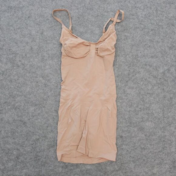 Skims Seamless Sculpt Slip Dress Mica Beige Size Large MSRP $72 - Picture 1 of 7
